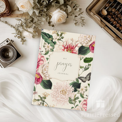 My Prayer Journal Vintage Floral Cream