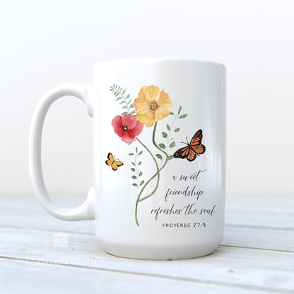 A Sweet Friendship Ceramic Coffee Mug