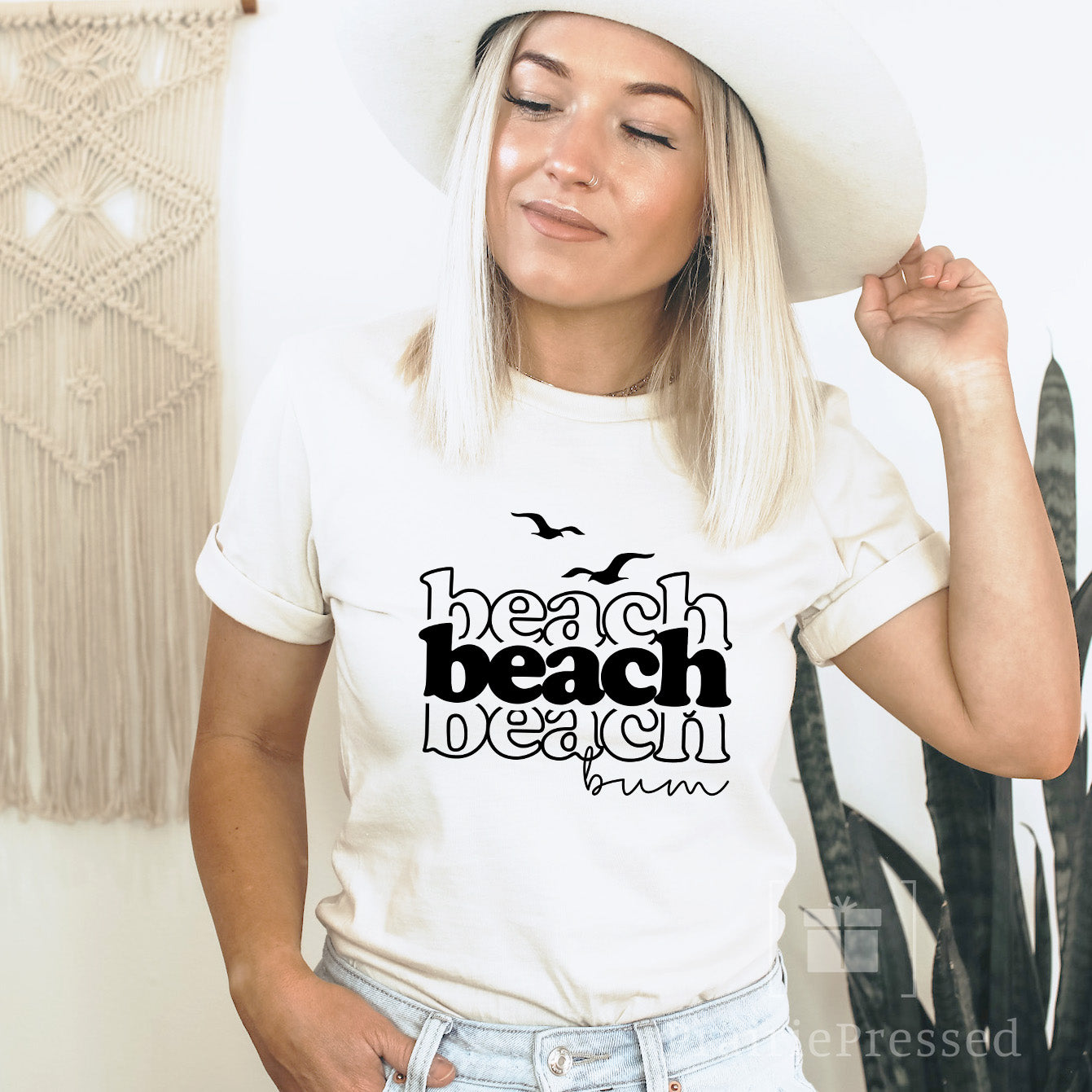 Beach Bum Bella Canvas Cotton T Shirt