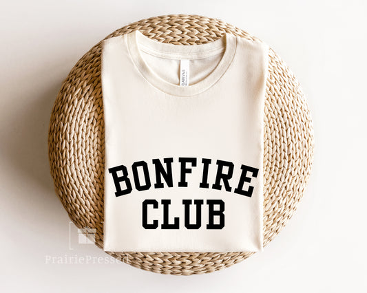 Bonfire Club Bella Canvas Cotton T Shirt
