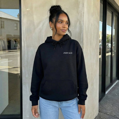 For God So Loved | John 3:16 Acronym Christian Hoodie | Faith-Based Apparel