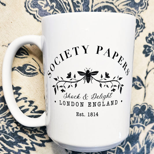 Society Papers Ceramic Coffee Mug