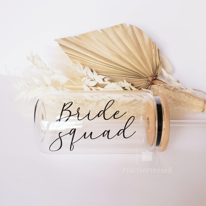 Bridal 16oz. Glass Can