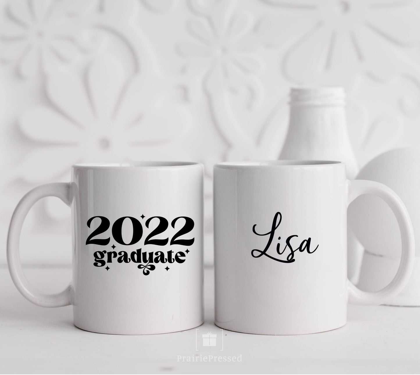 Graduation Ceramic Mug - Retro Font 2023 Graduate
