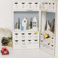 Christmas Countdown Foldable Wooden Advent Calendar