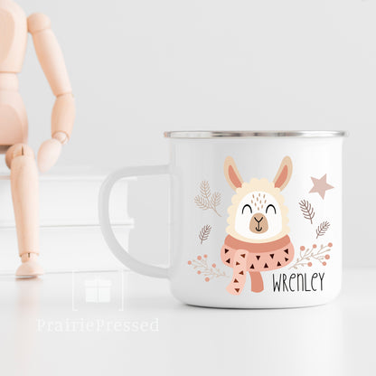 Winter Animals Enamel Mug 12oz