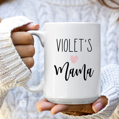 Mama Mug with Child's Name