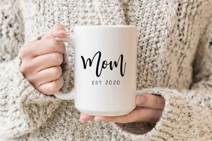 MOM EST 2024 Ceramic Mug for Mother's Day