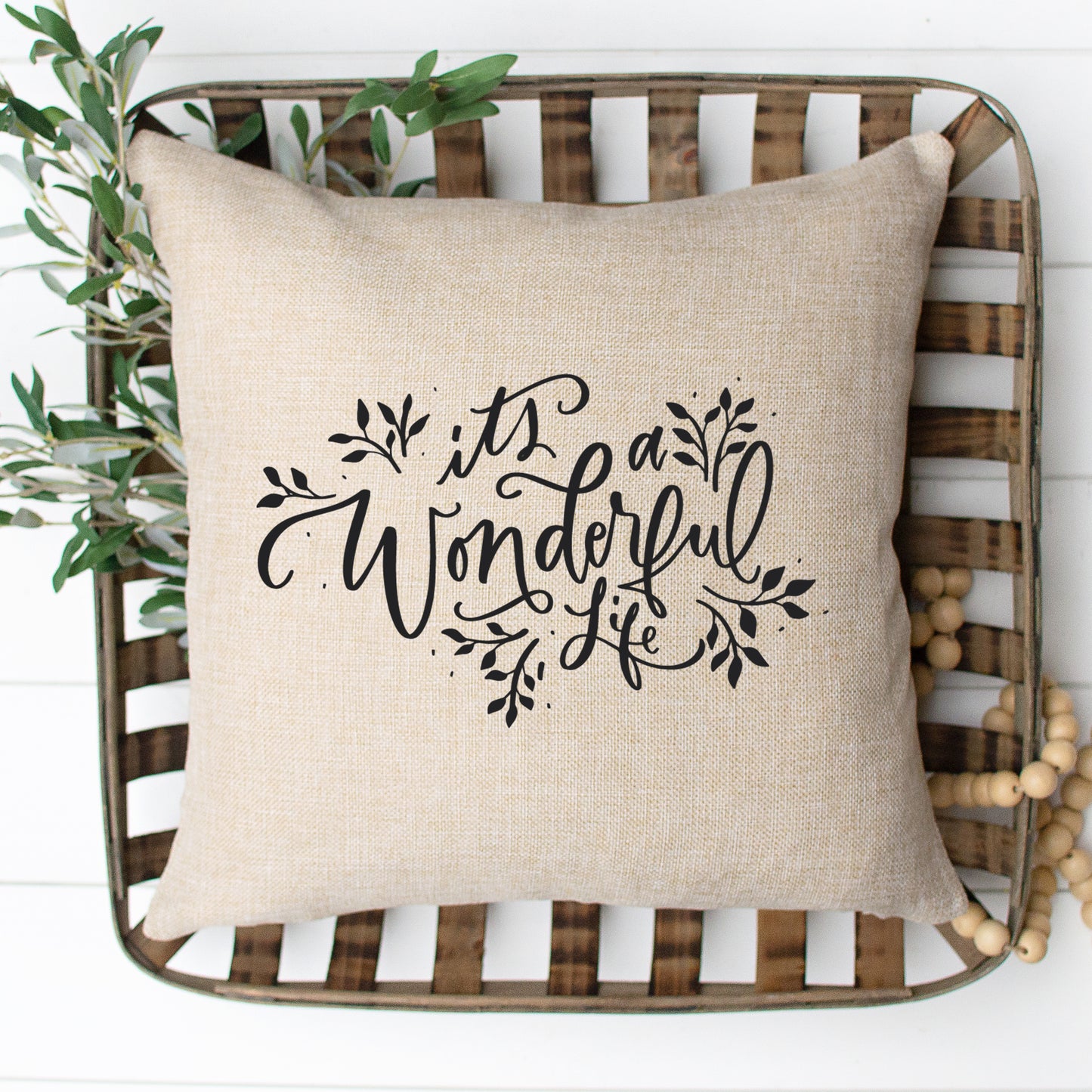 It's a Wonderful Life Pillow Cover