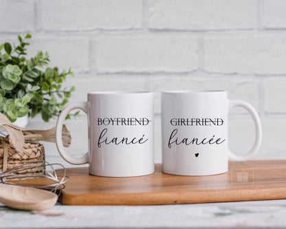 Engagement Mug Set - Fiancé