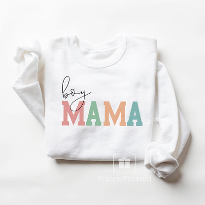 Boy Mama Crewneck Sweatshirt