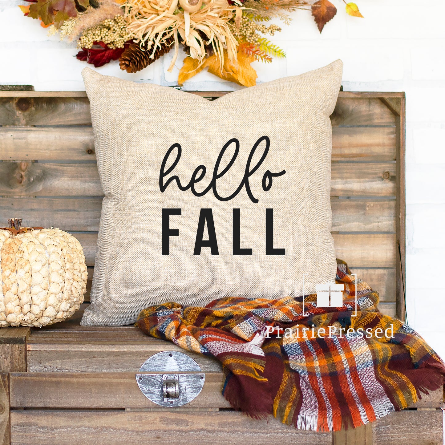 Hello Fall Pillow Cover
