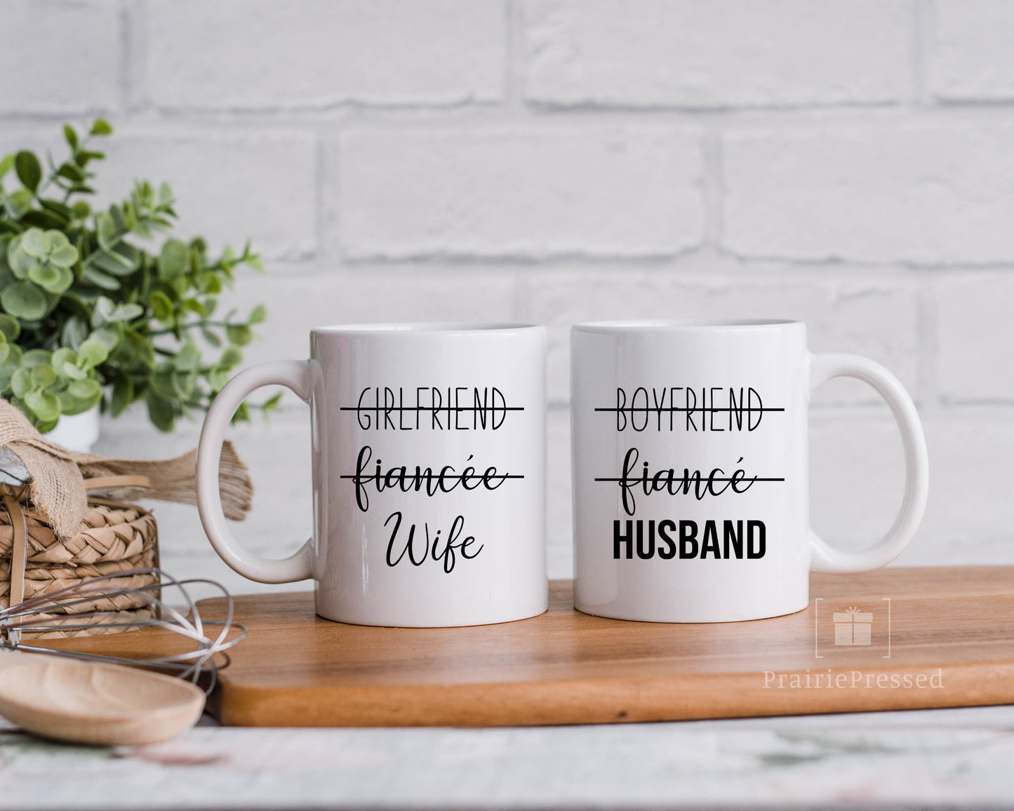 Husband and Wife Mug Set