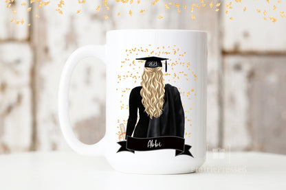 Personalized Graduation Mug - Confetti