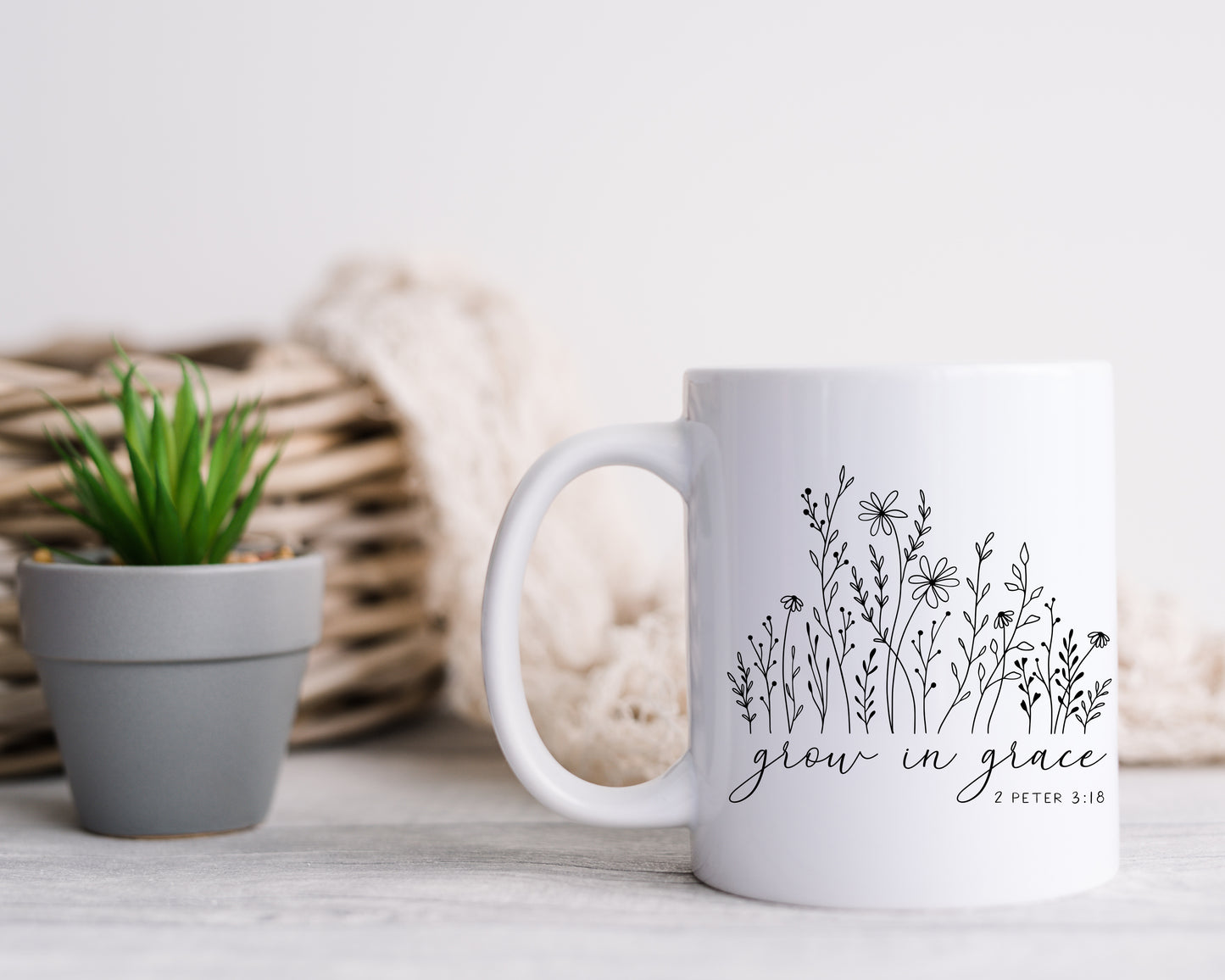Grow in Grace Ceramic Mug