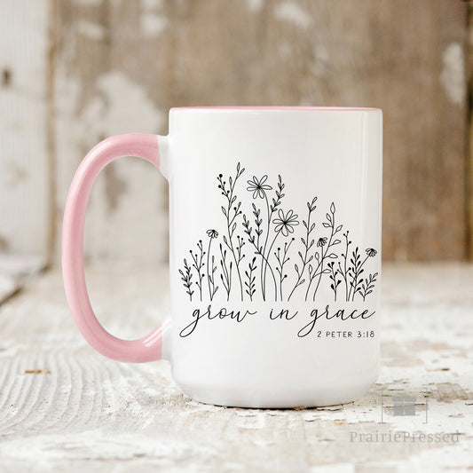 Grow in Grace Ceramic Mug