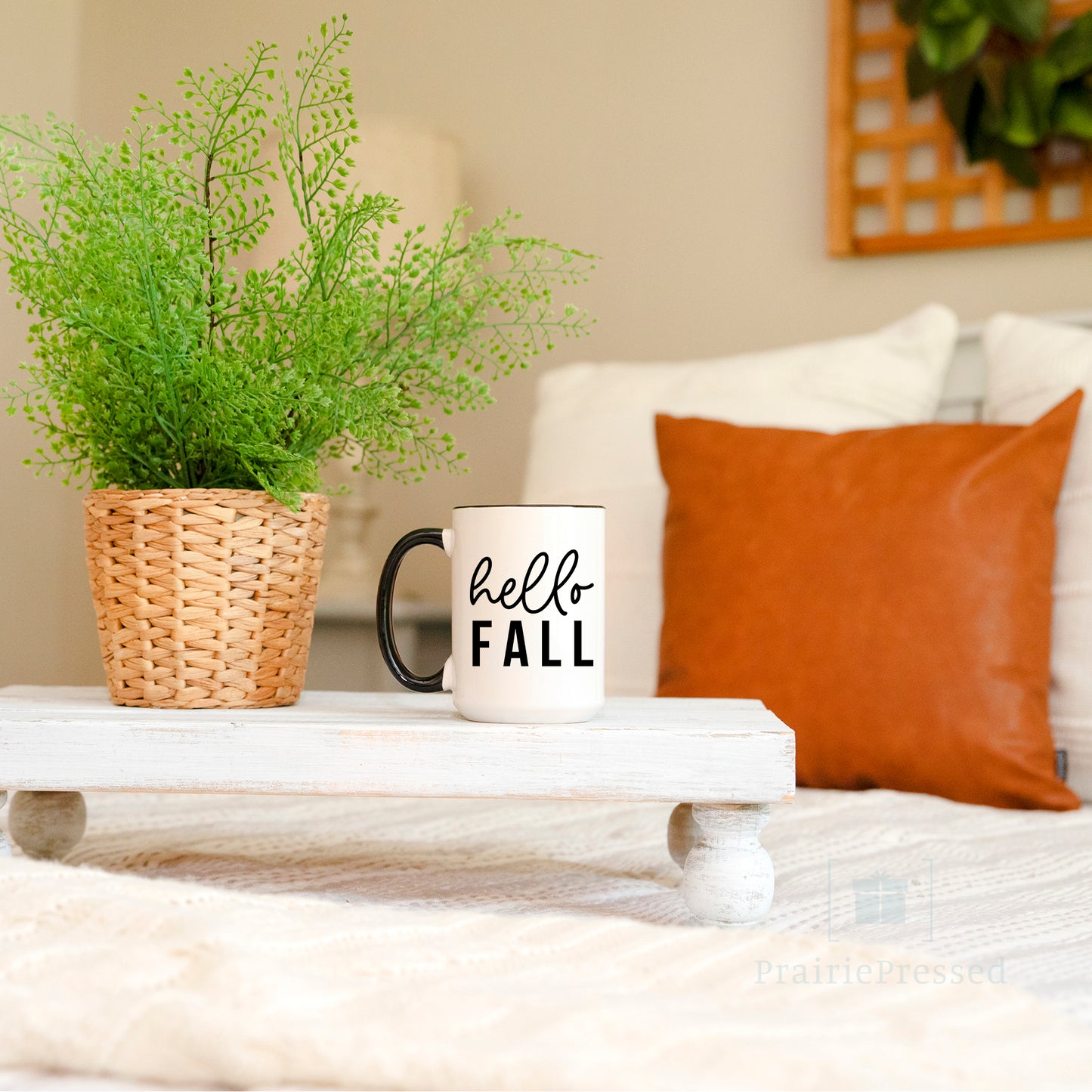 Hello Fall Ceramic Mug