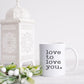 Love to Love You Ceramic Mug