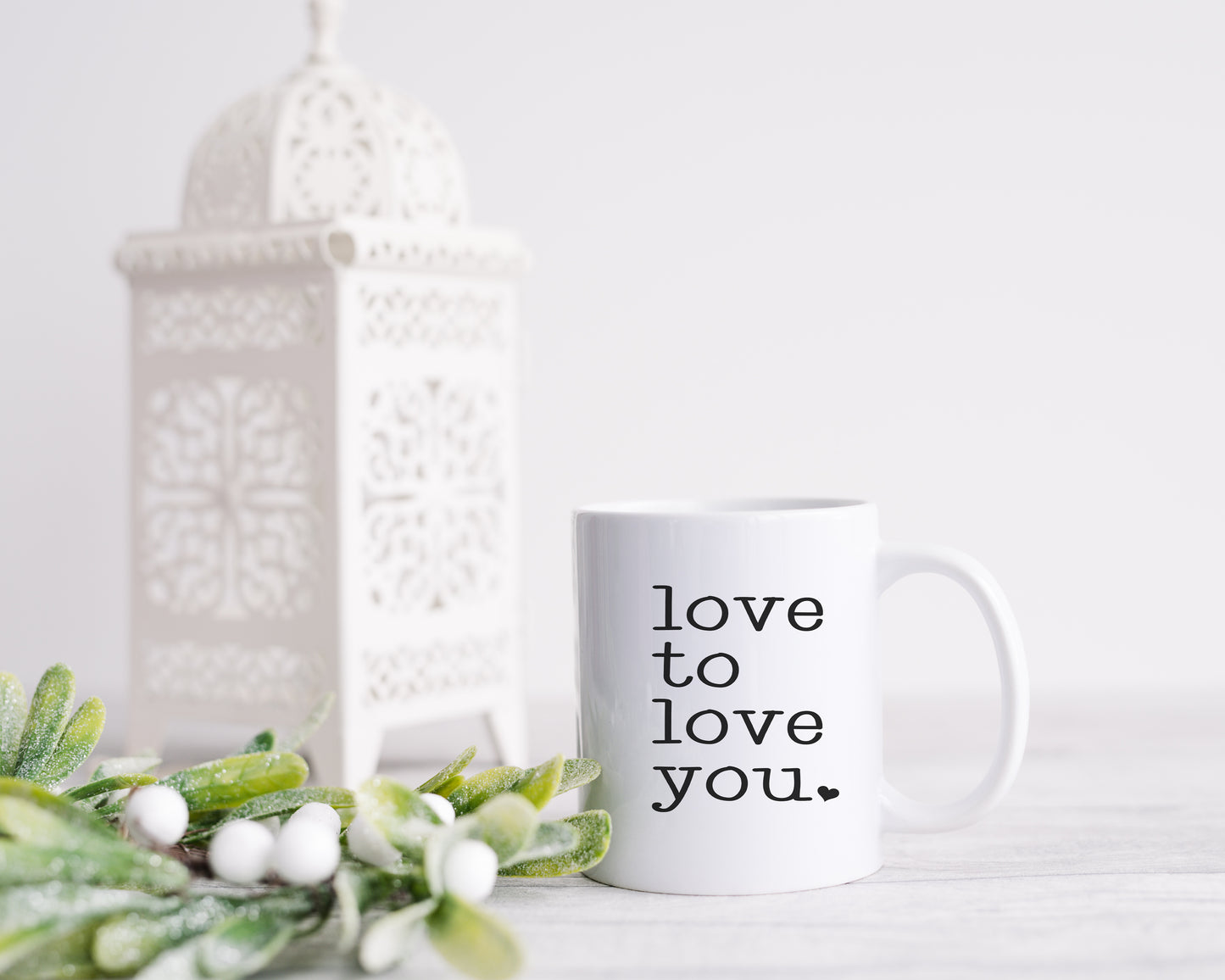 Love to Love You Ceramic Mug
