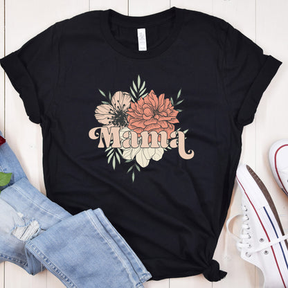 MAMA Vintage Floral T Shirt