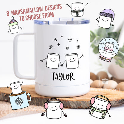 Marshmallow Mug with Lid