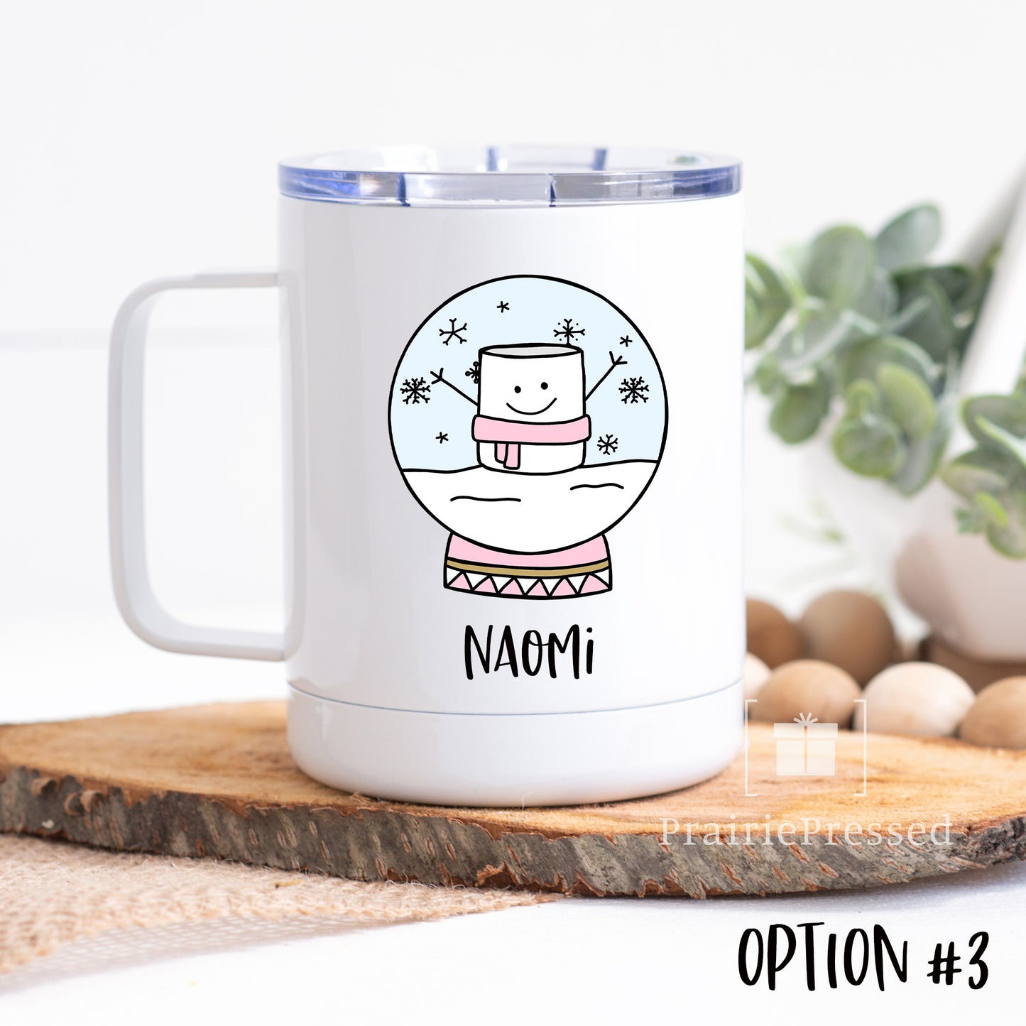 Marshmallow Mug with Lid