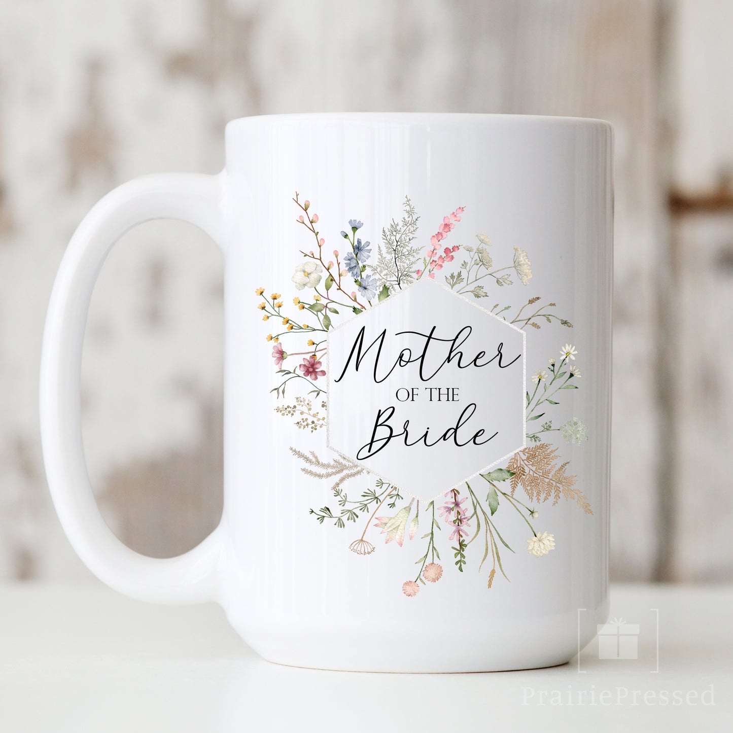 Mother of the Bride / Groom Mug - Delicate Widflower
