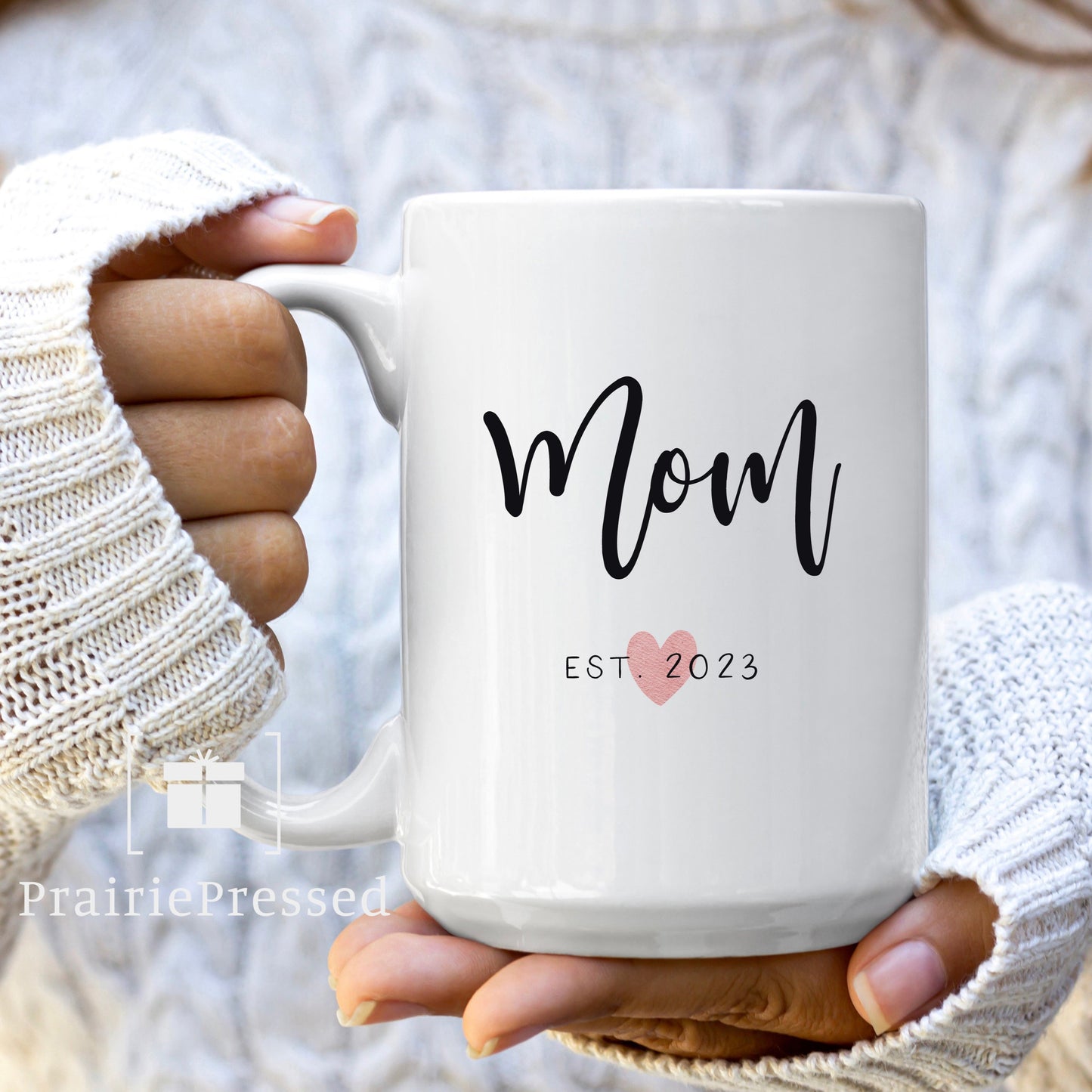 MOM EST 2024 Ceramic Mug for Mother's Day