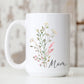 Mom - Delicate Wildflower Mug