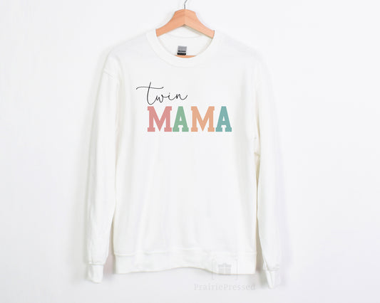 Twin Mama Crewneck Sweatshirt