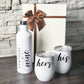 His and Hers Wine Tumbler Set