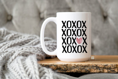 XOXO Love Ceramic Mug 15oz.